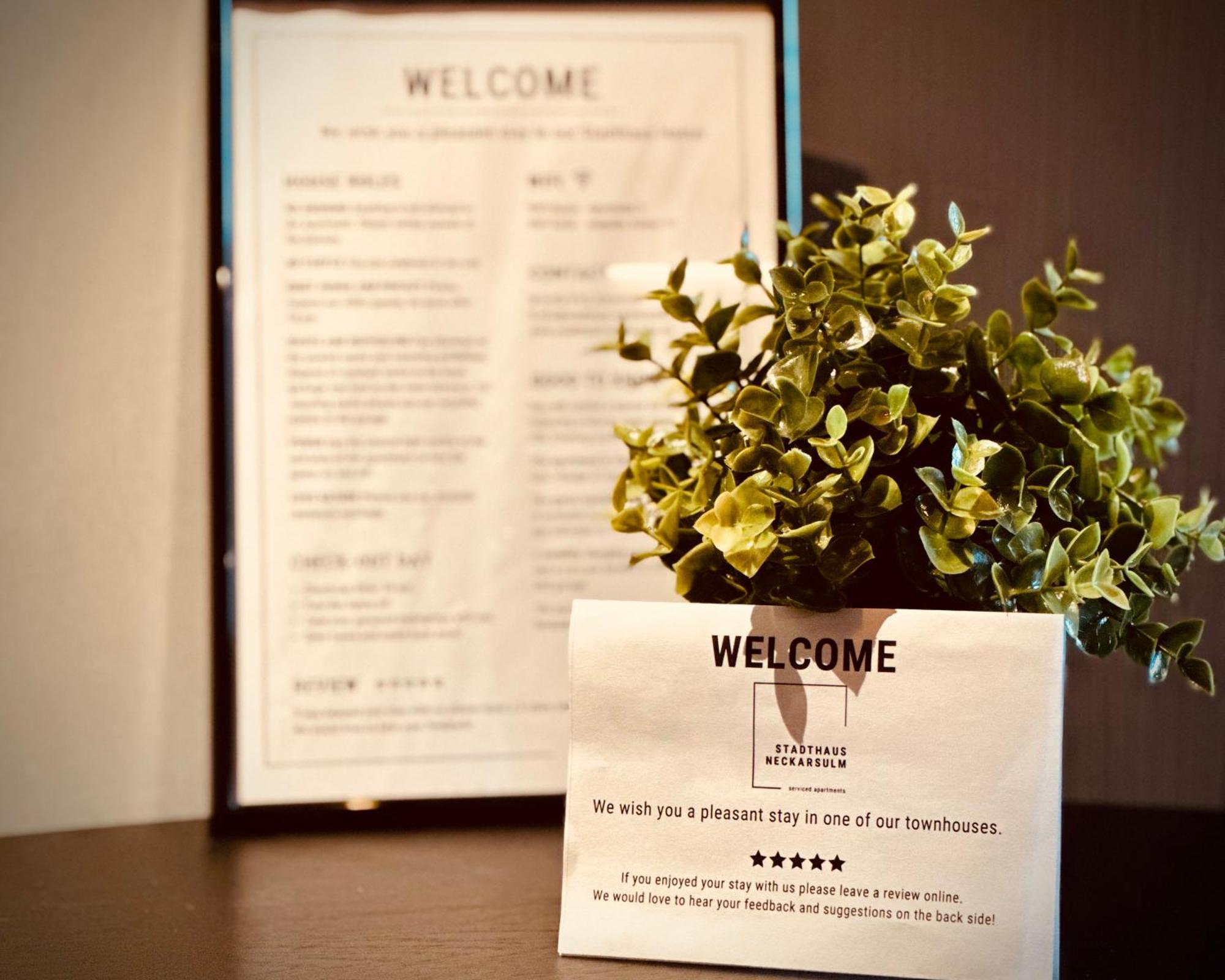 Stadthaus Neckarsulm Serviced Apartments - Stadthaus Heiner Exteriér fotografie