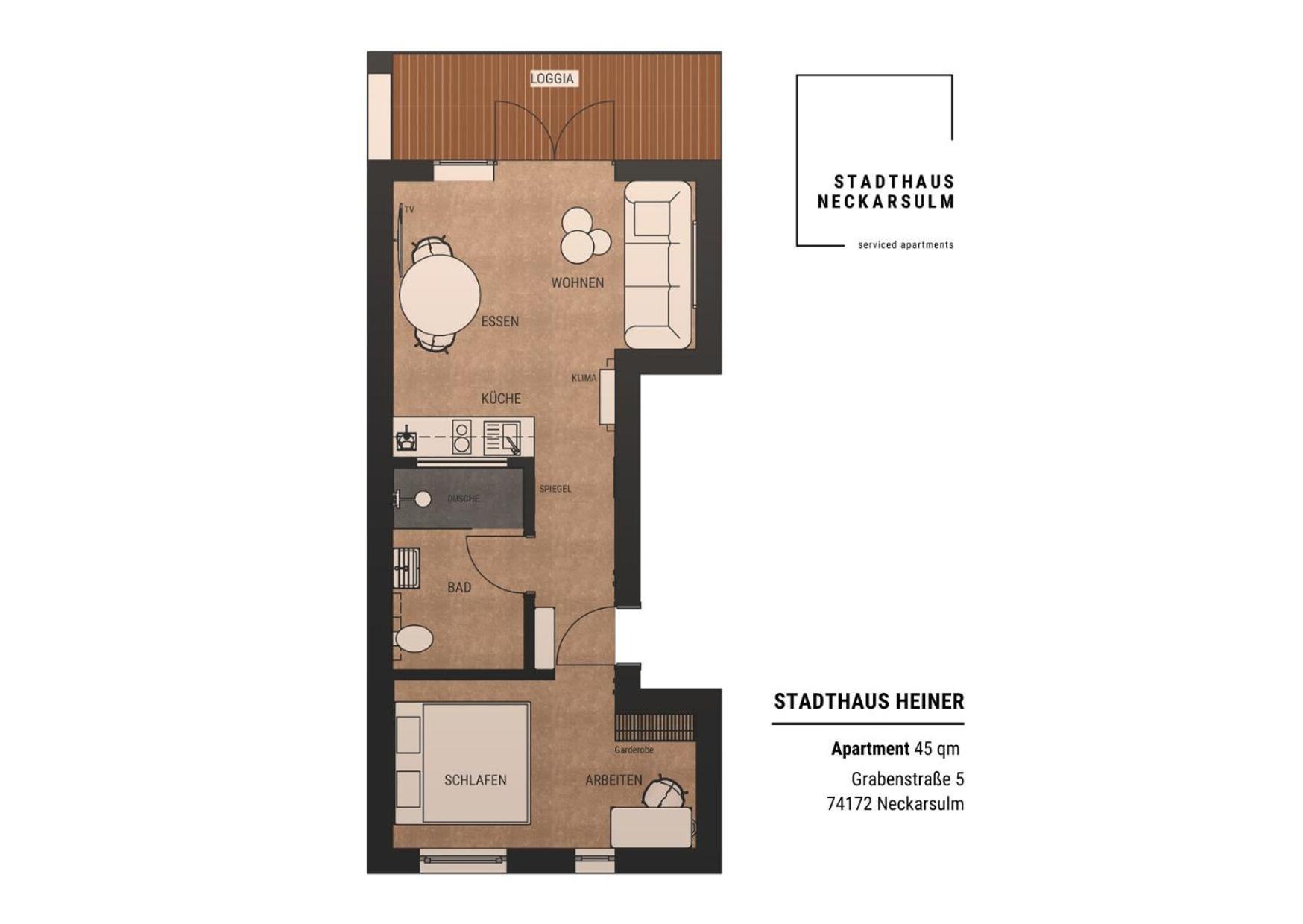 Stadthaus Neckarsulm Serviced Apartments - Stadthaus Heiner Exteriér fotografie